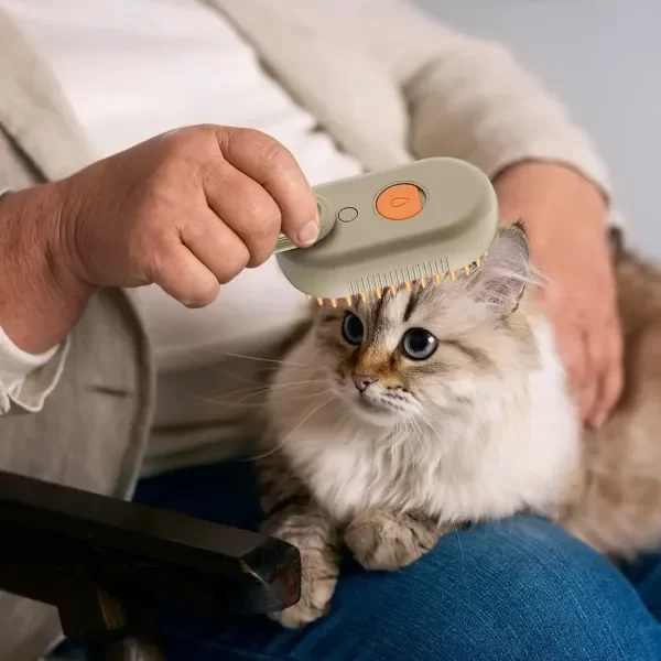 Producto - Cepillo Automático A Vapor Perros Quita Pelos Gatos Mascotas