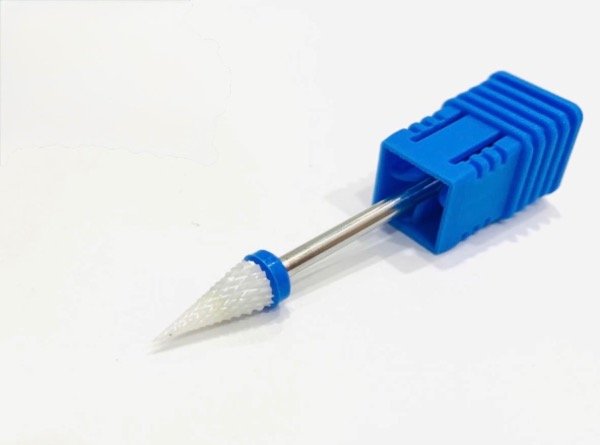 Producto - Fresa Cerámica Cono Punta Fina Azul