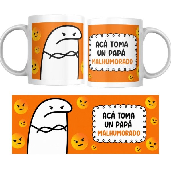 Producto - Taza - Dia del padre - Aca toma un papá malhumorado (flork)