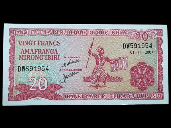 Producto - Burundi (2007) 20 Francos