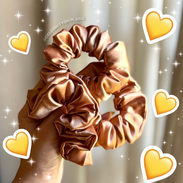 Producto - SCRUNCHIES SATÉN CHAMPAGNE X 2 UNIDADES