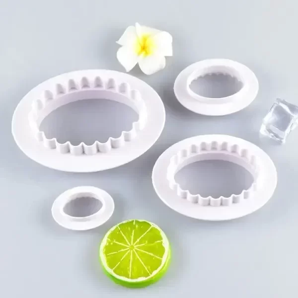 Producto - Cortante Ovalado lisos y ondulados set x4