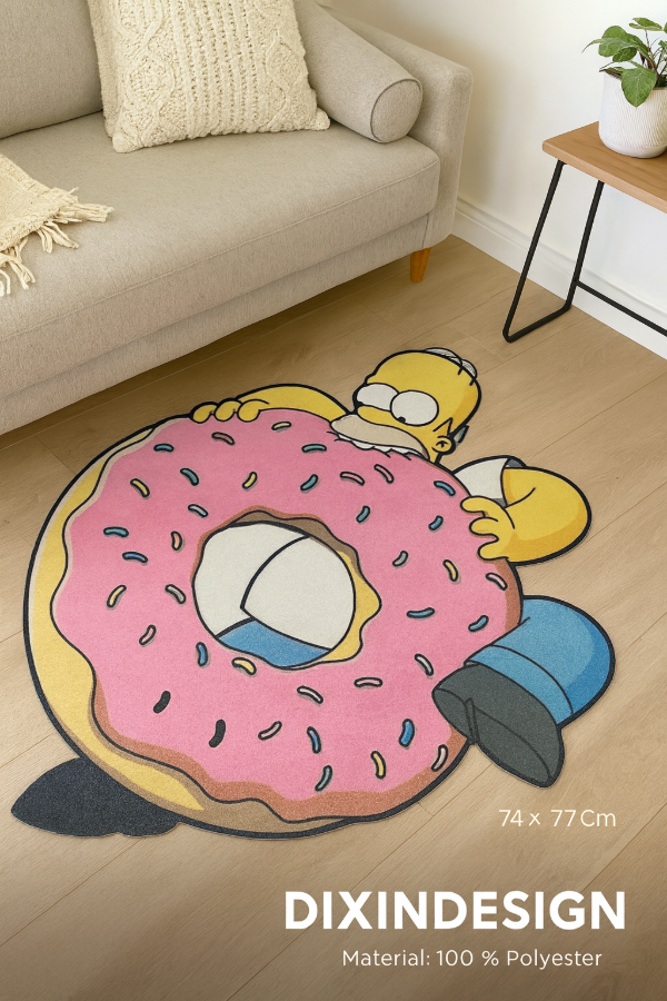 Producto - Alfombra Homero Donut + Regalo
