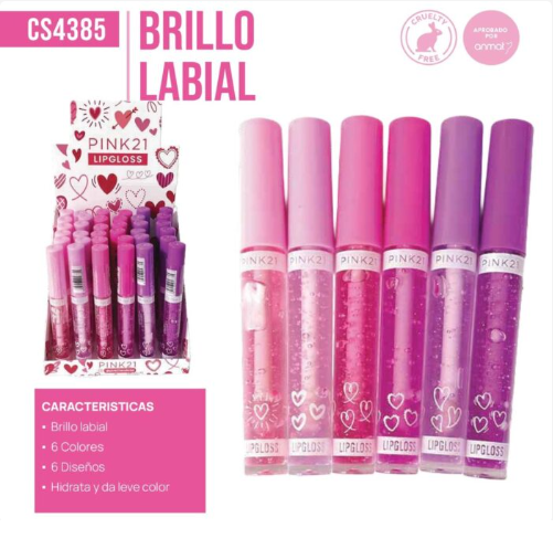 Producto - gloss pink 21 heart