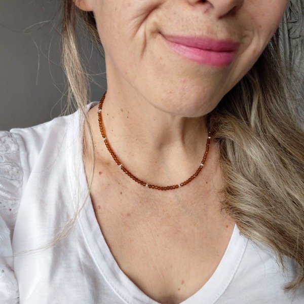 Producto - Collar Aurora- Chocolate
