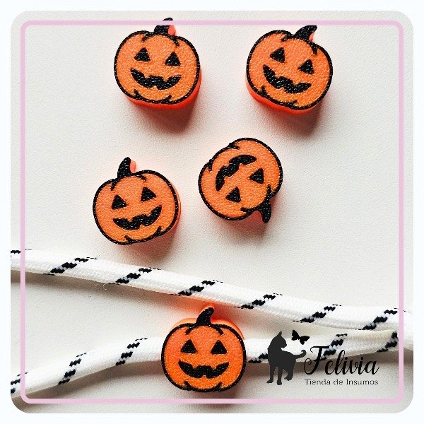 Producto - Charms 3D x 5u. Calabaza