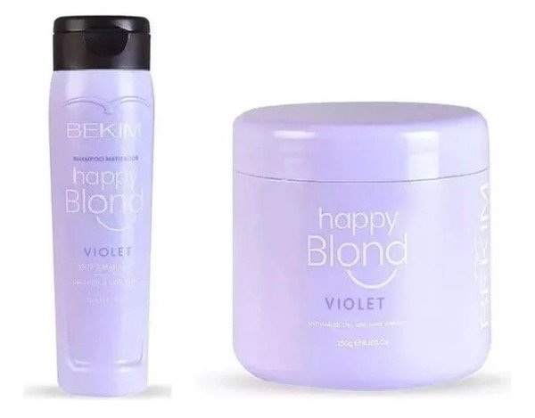 Producto - Shampoo y máscara matizadora violeta Bekim