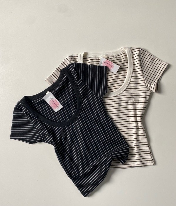 Producto - Remera básica rayadaa