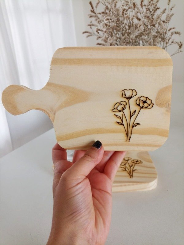 Producto - Mini Tablita con Asa y grabado laser