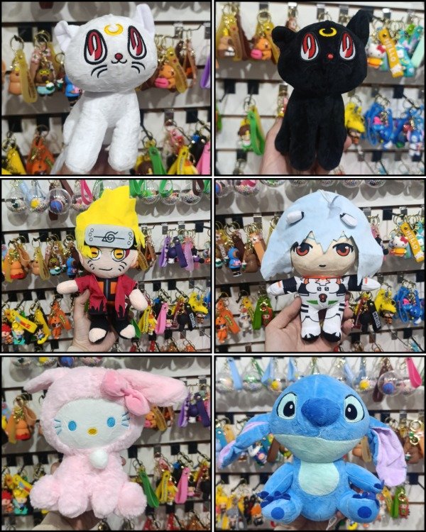 Producto - Peluche Sanrio, Sailor Moon,Stitch,Evangelion (ingrese para elegir)