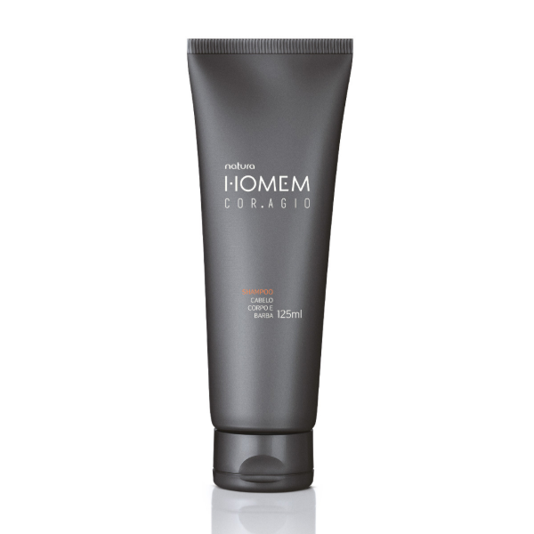 Producto - Shampoo 3 en 1: Cabello, Cuerpo y Barba - Homem Coragio - 125 ml