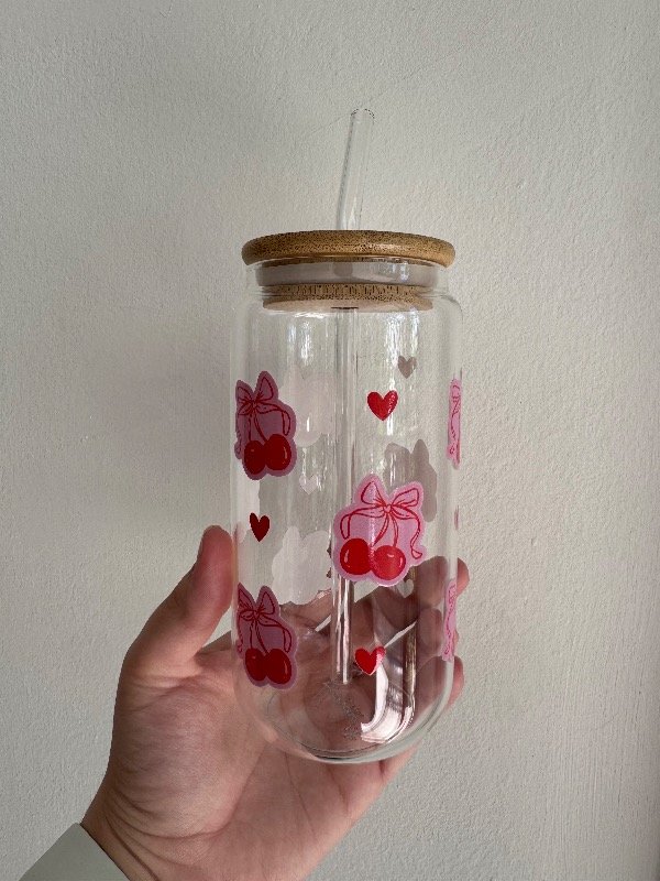 Producto - Vaso cherry bow