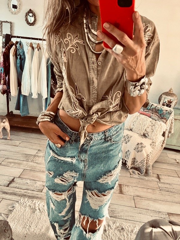 Producto - Camisa Teresa tierra - 7