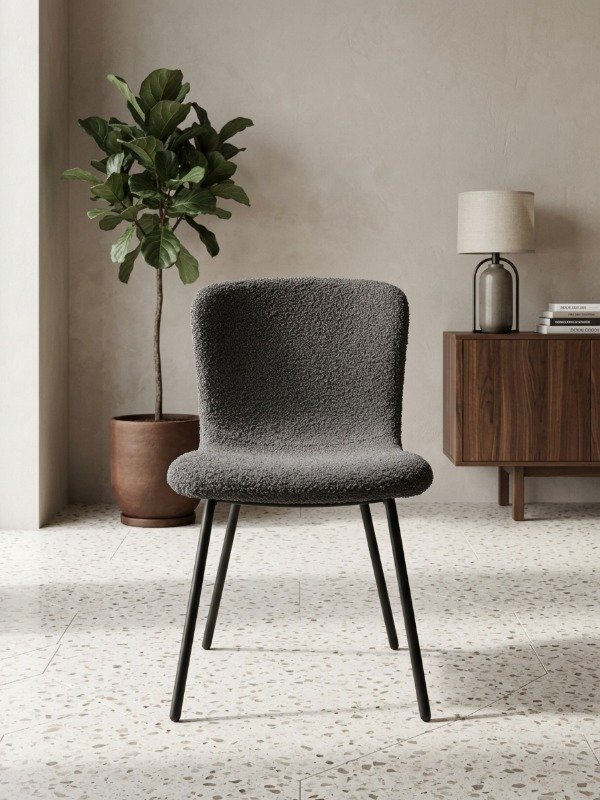 Producto - SILLA ECLIPSE BOUCLE / Gris Oscuro - 0