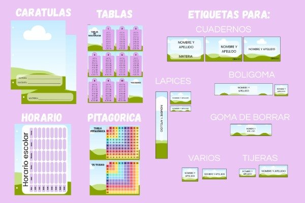 Producto - KIT ESCOLAR COMPLETO