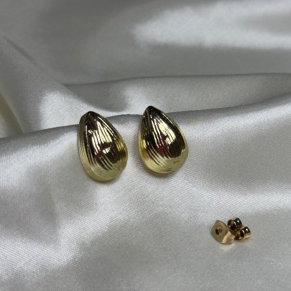 Producto - Aros Dorados Rayas