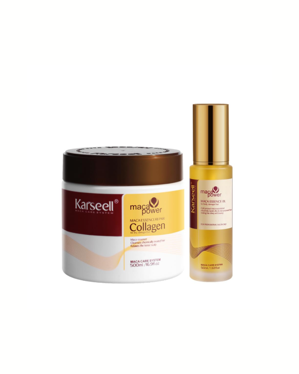 Producto - Mascarilla Capilar Karseell 500 ml + Aceite de Argán 50 ml