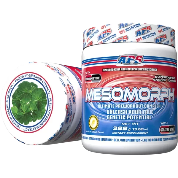 Producto - Mesomorph 25 Serv APS Nutrition Pre Entreno Explosivo