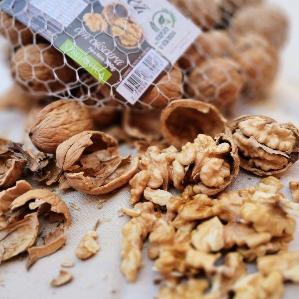 Producto - Nuez (nueces) orgánica con cáscara Maelca