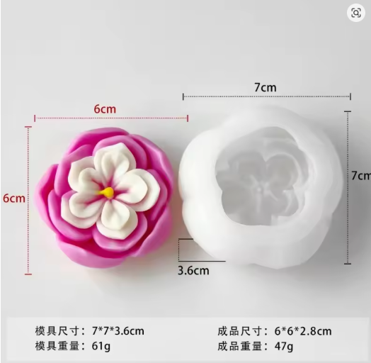 Producto - MOLDE FLOR JAPONESA #12