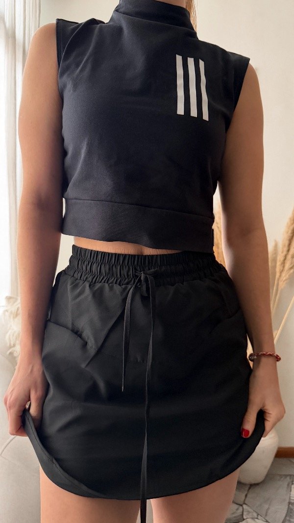 Producto - Pollera deportiva con calza - 0