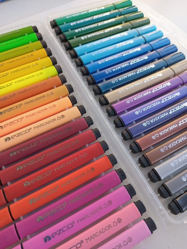 Producto - Marcadores Triangulares Ezco x 36 Colores !!