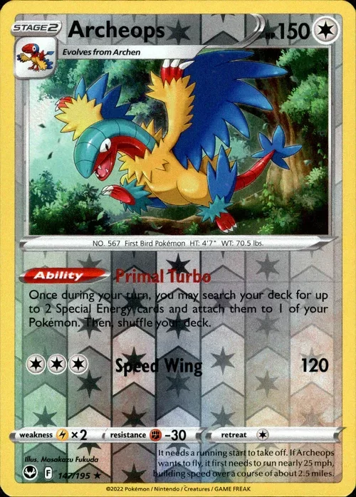 Producto - Archeops - 147/195 - Silver Tempest - Reverse Holo