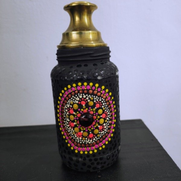 Producto - Frasco decorativo: "Luz granada"