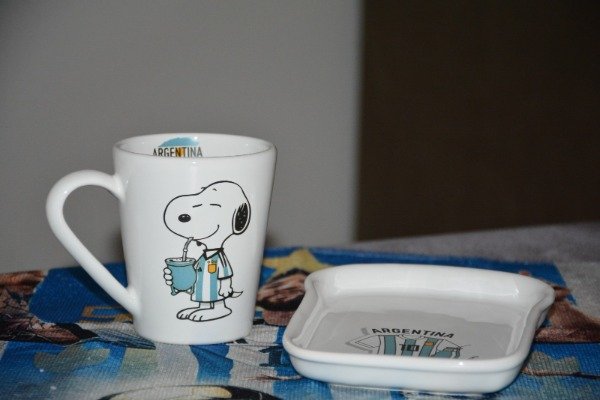 Producto - DESAYUNADOR ARGENTINA SNOOPY  [plato tostada y taza cónica]