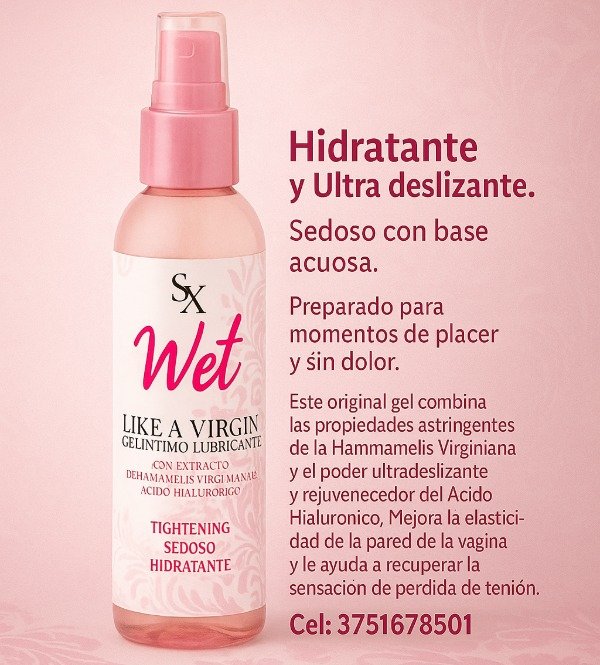Producto - Like a Virgin Mujer Gel Lubricante Intimo Accion Ajuste 75ml Cod A16-08