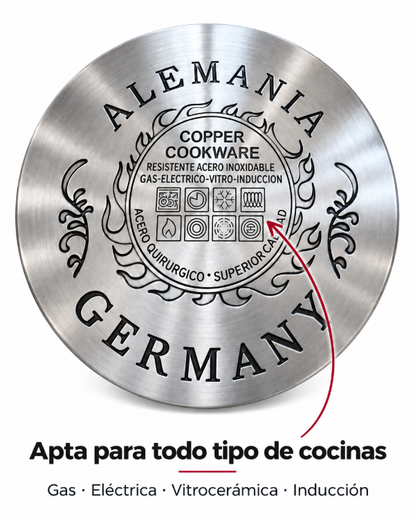 Producto - JUEGO DE OLLAS ALEMANAS 12 piezas - 4