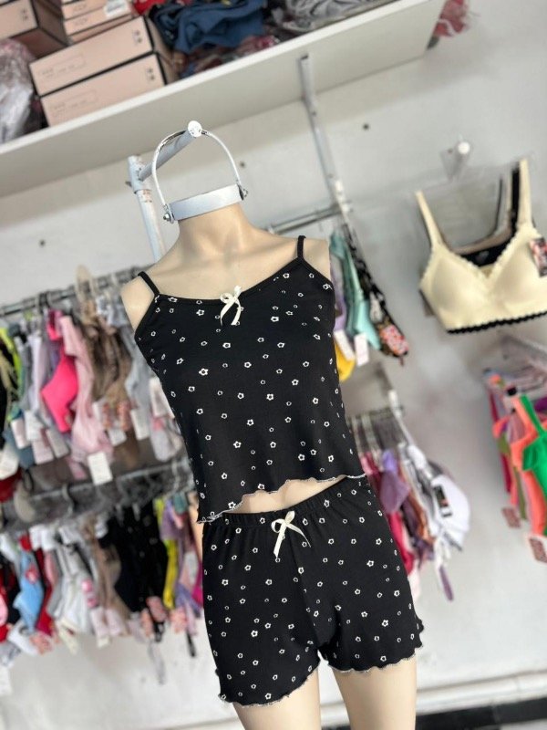 Producto - Pijama corto florcitas #02