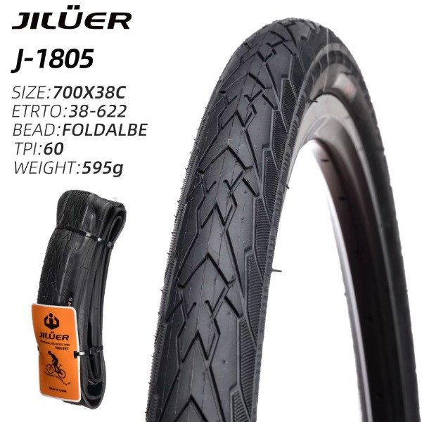 Producto - Cubierta Gravel Plegable Jiluer J1805 700x38c Kevlar 60TPI - 4