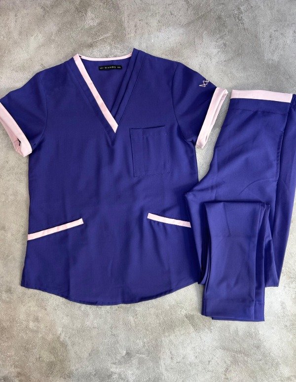 Producto - SELVA SPANDEX (Violeta detalle Rosa)