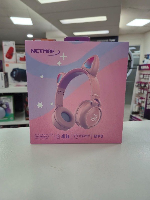Producto - Auricular Bluetooth Cat Dual Netmak NM-CAT