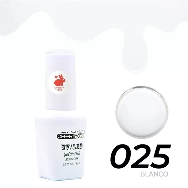 Producto - Esmalte semipermanente Cherimoya 15ml BLANCO