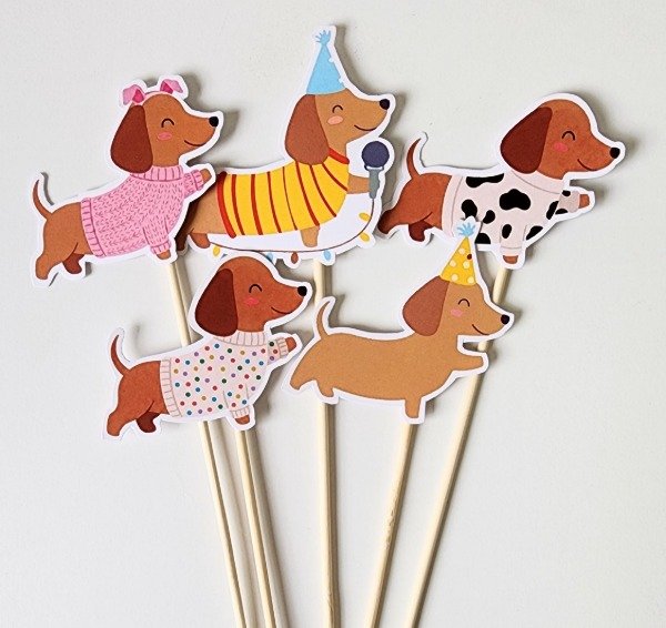 Producto - Perro Salchicha Cotillón Kit Cumpleaños Super Completo - 9