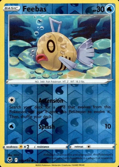 Producto - Feebas - 039/195 - Silver Tempest - Reverse Holo