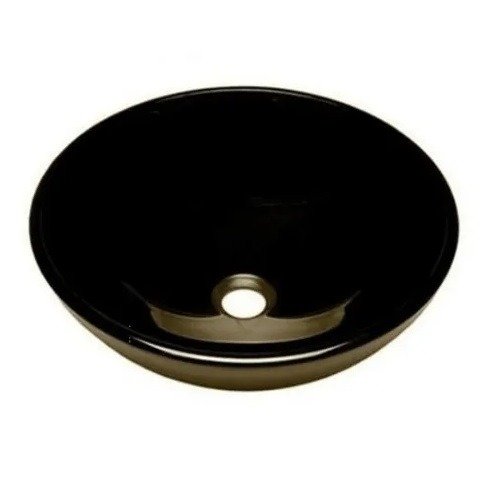 Producto - DS BACHA APOYO VIDRIO NEGRA REDONDA 420X145