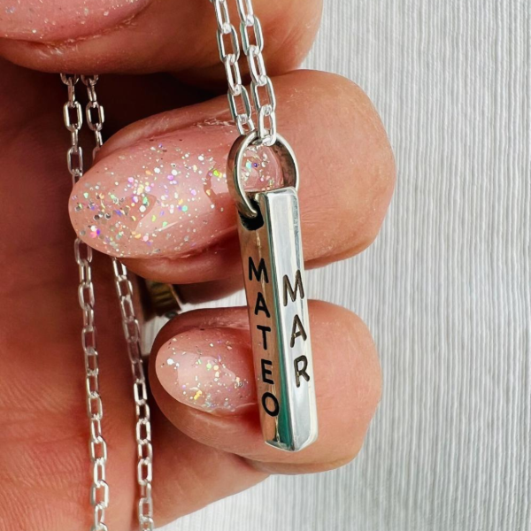 Producto - Dije barra de plata