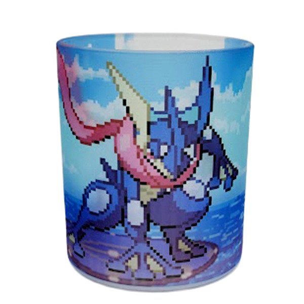 Producto - Vaso Taza De Vidrio Esmerilado Pokemon Greninja PIXELGAMING