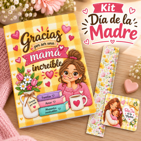 Producto - KIT CUADERNO MAMA