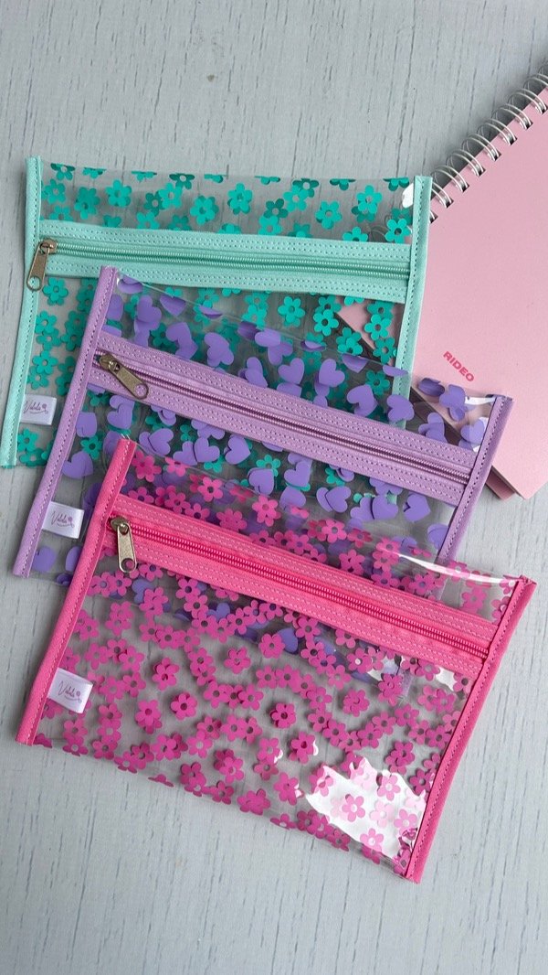 Producto - Estuches cristal floreados