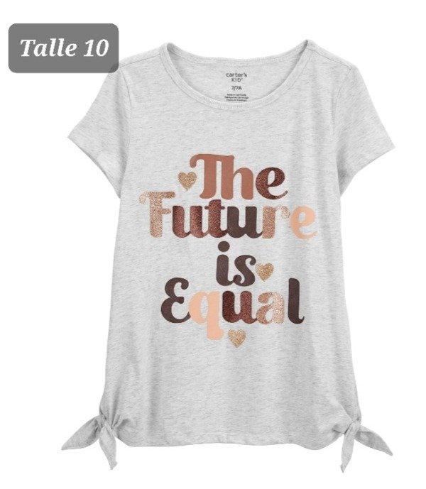 Remera manga corta carters talle 10 future