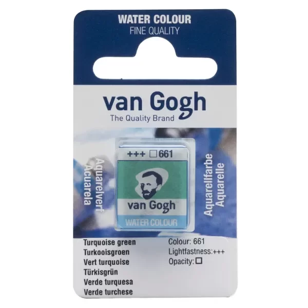 Producto - ACUARELA VAN GOGH VERDE TURQUESA 661