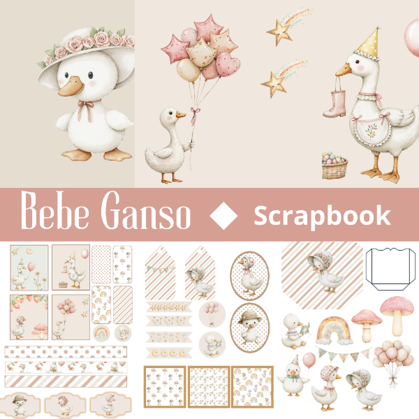 Producto - Bebe Ganso - Scrapbooking - SC04