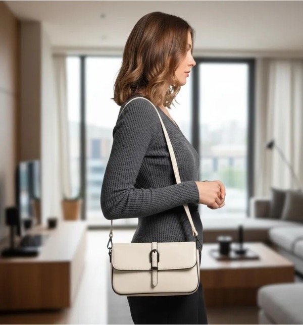 Producto - Cartera Múnich - Línea Premium - White Cream