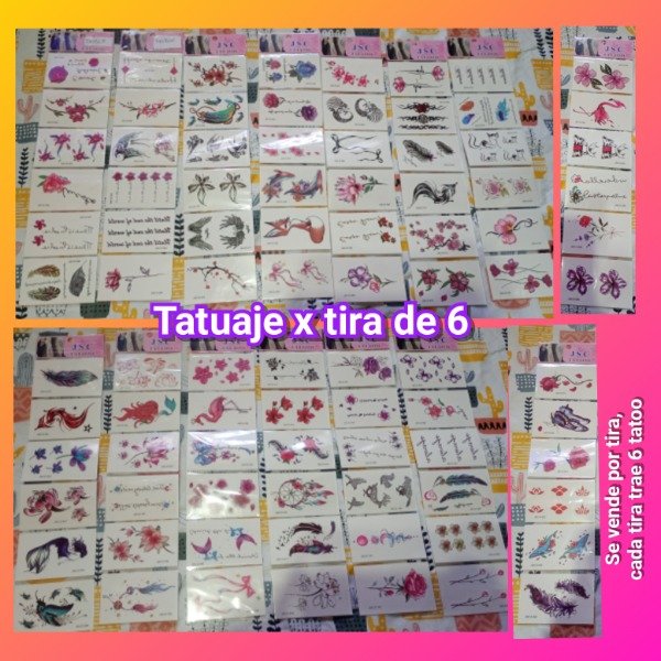 Producto - Tatuajes x tira