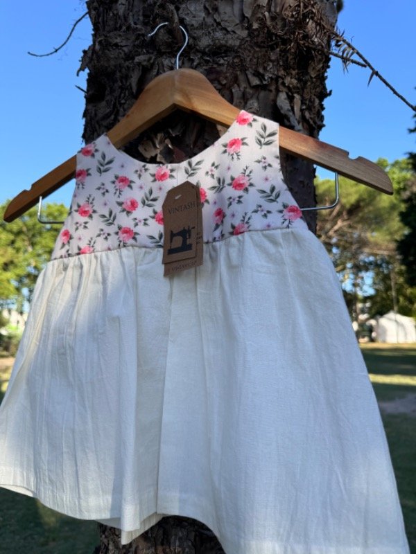 Producto - Vestido de tusor Floreado - 2