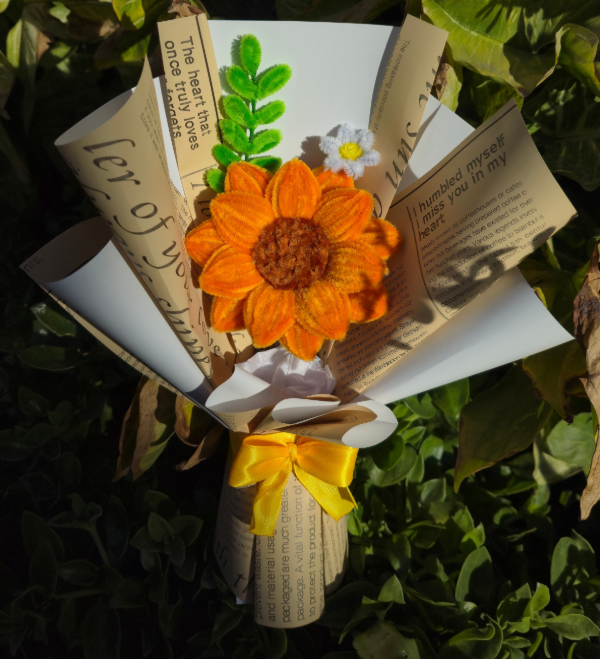 Producto - Ramo eterno girasol individual con margarita - 2